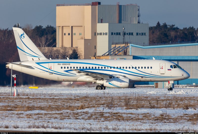 Superjet 100 Газпромавиа