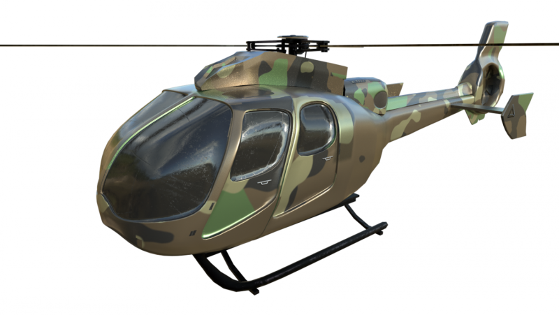 Bell uh-1 Iroquois 3d model