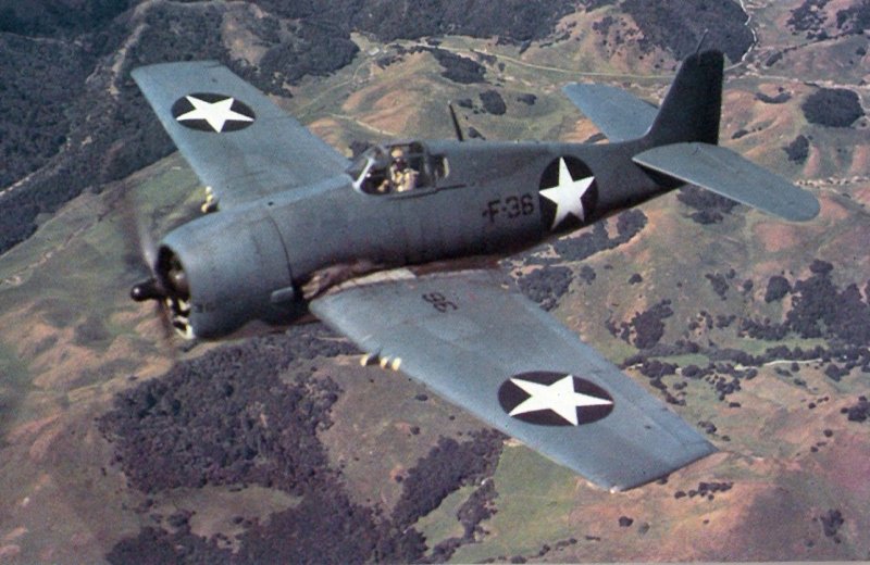 Палубный истребитель Грумман f6f Хеллкэт