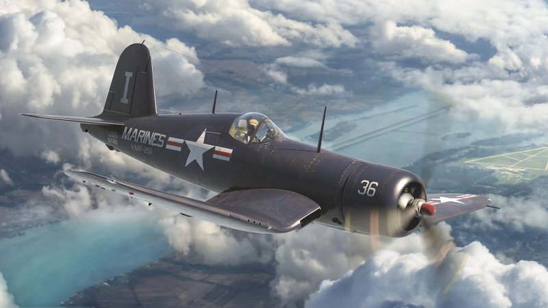 Истребитель chance Vought f4u «Corsair»