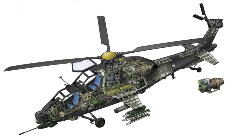 Китайский боевой вертолет WZ-10