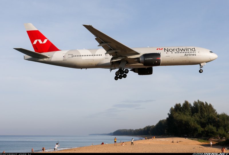 Nordwind борт б777-2 посадочные
