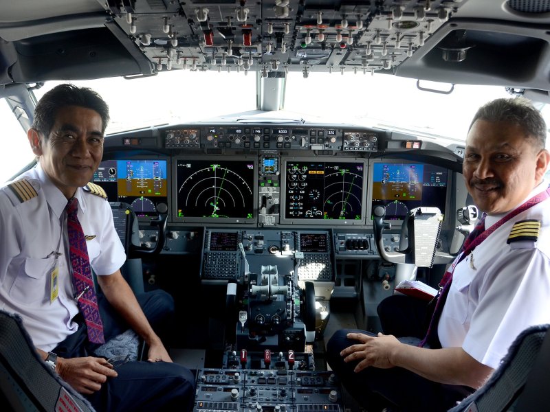 Boeing 737 Max кабина