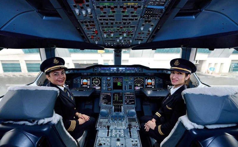 А380 Эмирейтс кабина