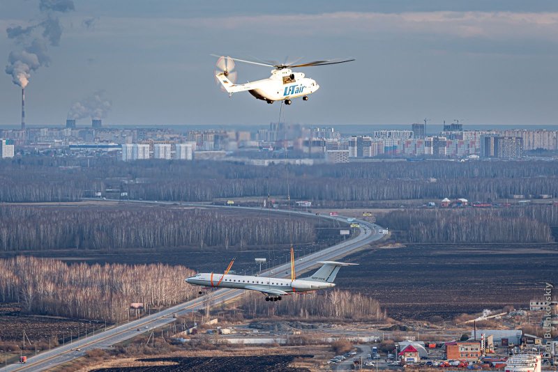 Ми-26 вертолет ту-134