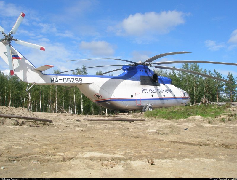 Ми-26 вертолет тельфер