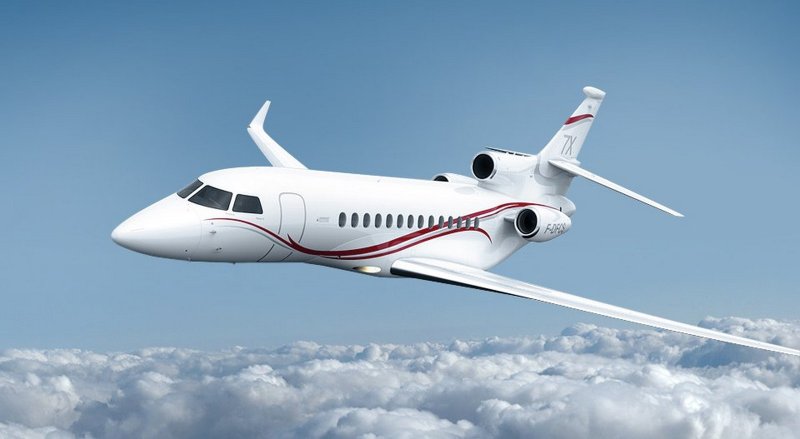 Бизнес-джете Dassault Falcon 7x
