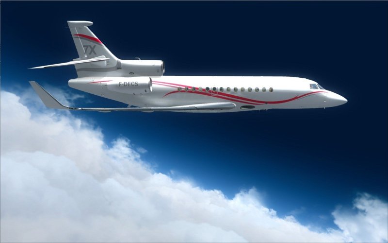 FSX Dassault Falcon 7x