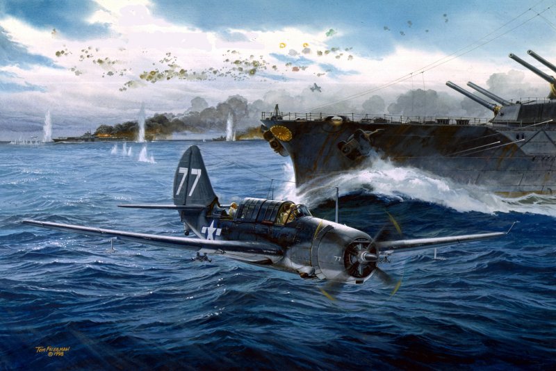 Curtiss sb2c Helldiver битва за Мидуэй
