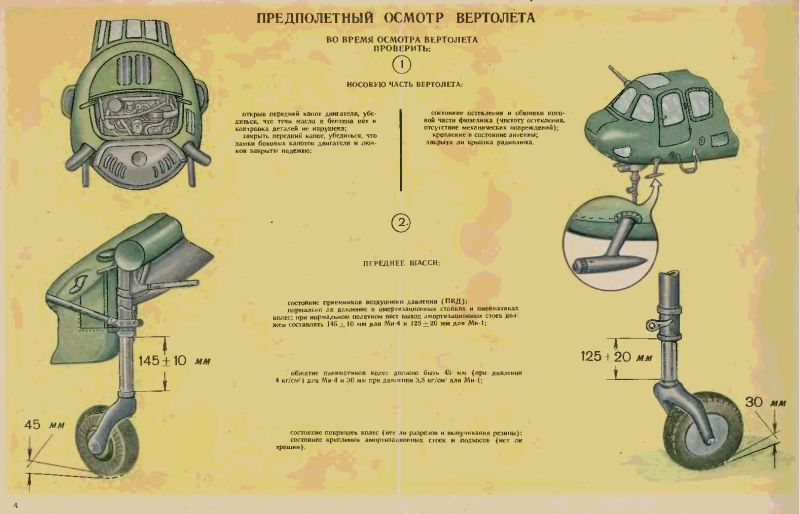 Альбом по эксплуатации и технике пилотирования вертолетов ми-4 и ми-1