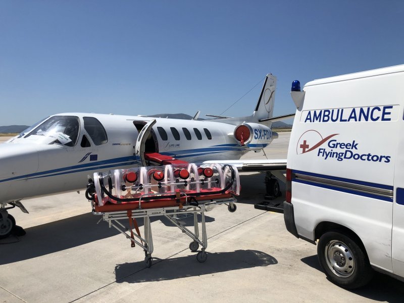 Ambulance Airplane in France