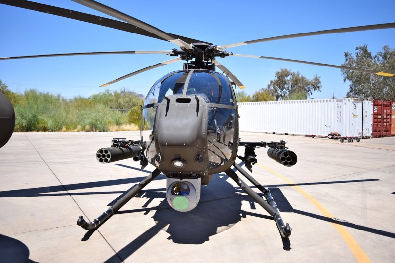 Ударный вертолёт Boeing Ah-6i little Bird