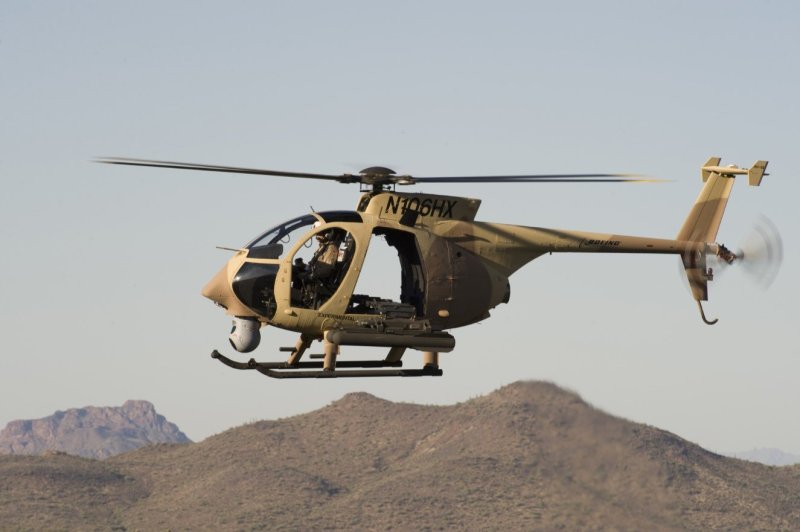 Ударный вертолёт Boeing Ah-6i little Bird