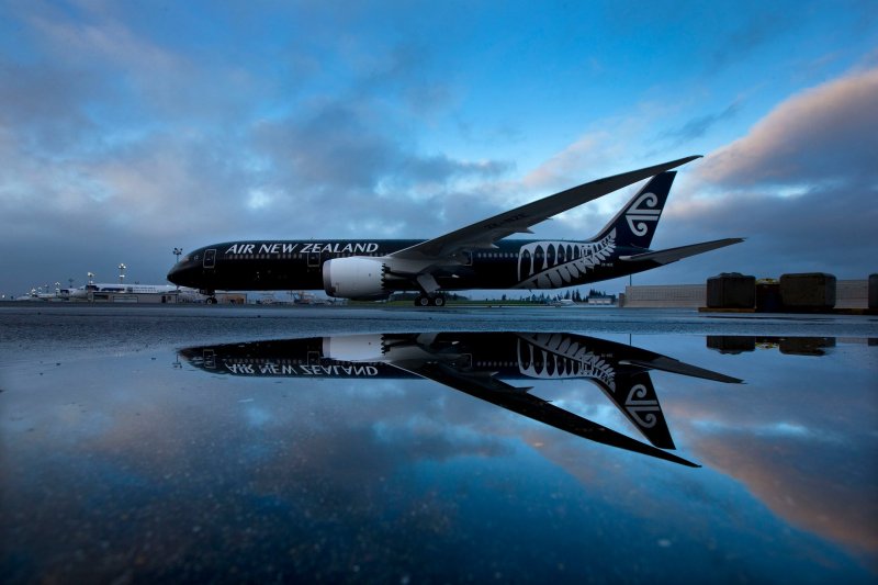 Самолет авиакомпании Air New Zealand