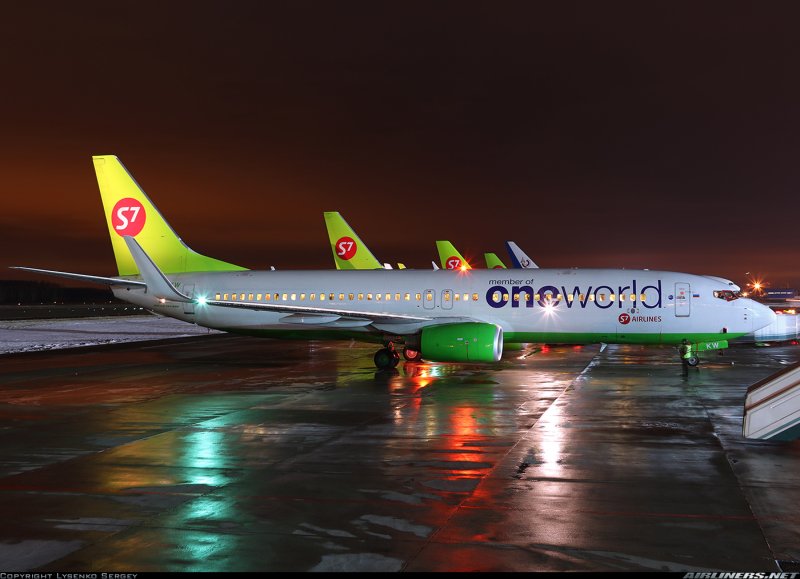 Боинг 737 s7 Домодедово