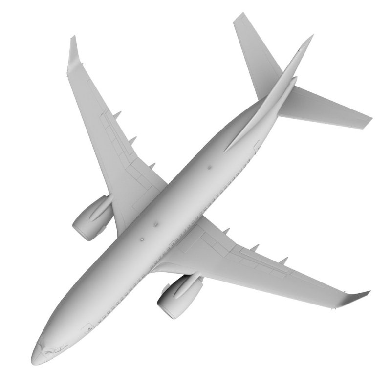 Боинг 737 сверху