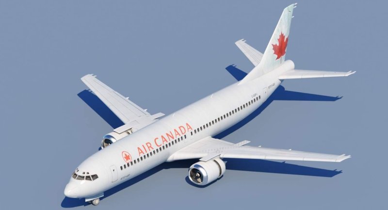 Boeing 737 сверху