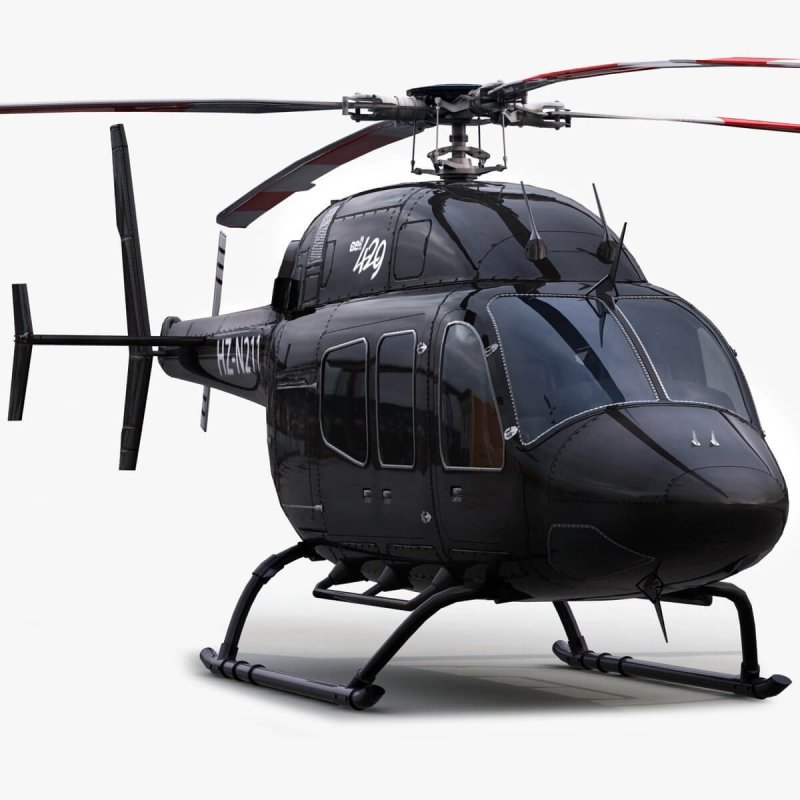 Вертолет Bell 429 3d модель