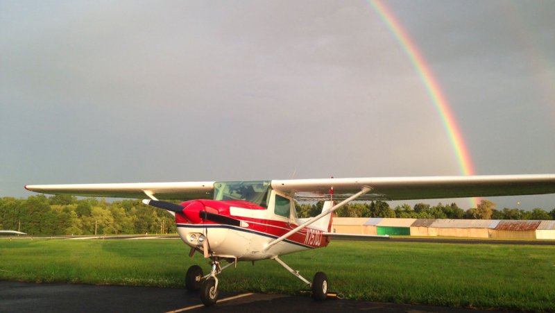 Щекино аэродром Cessna 182