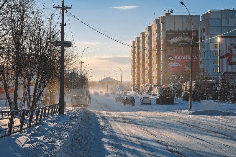 Зимний Усинск