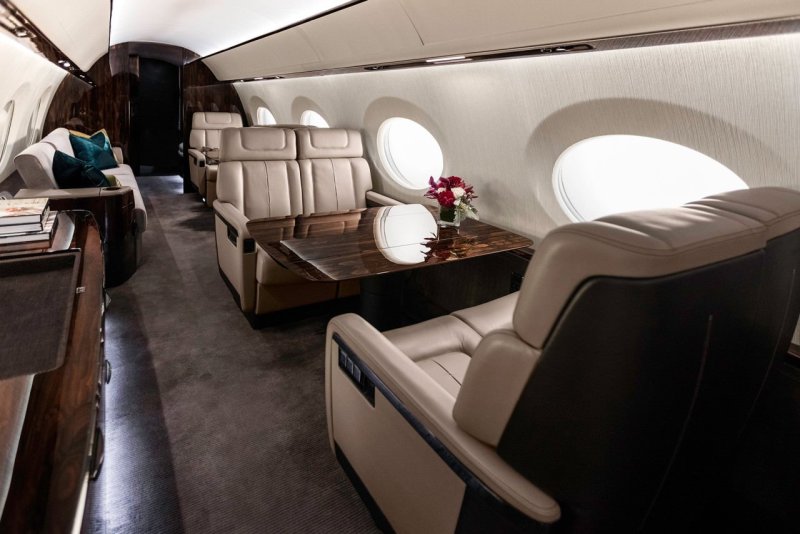 Самолёт Gulfstream g600 салон