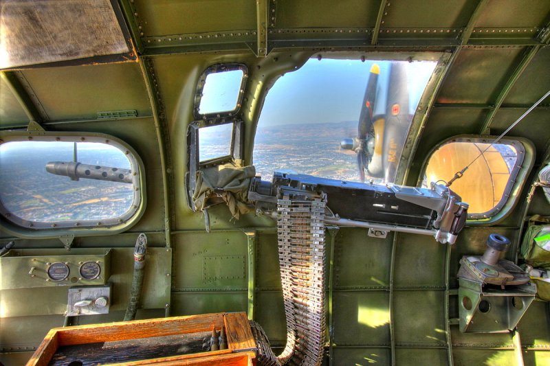 Boeing b-17 Flying Fortress кабина