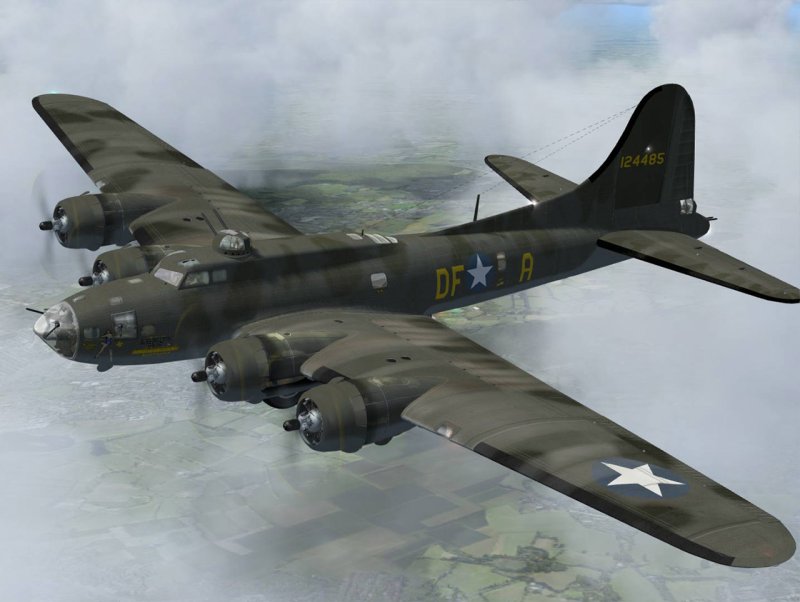 B 17 бомбардировщик