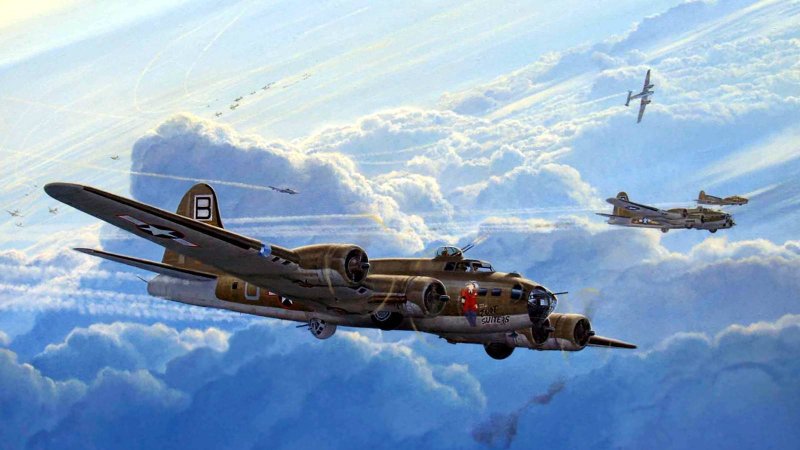 B 17 бомбардировщик