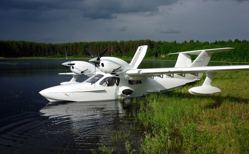 Самолет-амфибия л-42 "Чайка"