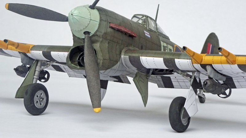 Hawker Typhoon модель самолёта