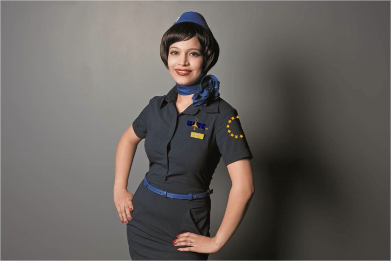 Авиакомпания Indigo униформа бортпроводников