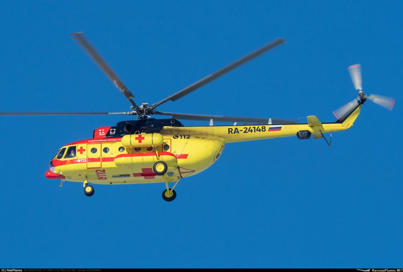 Национальной службы санитарной авиации ми-8