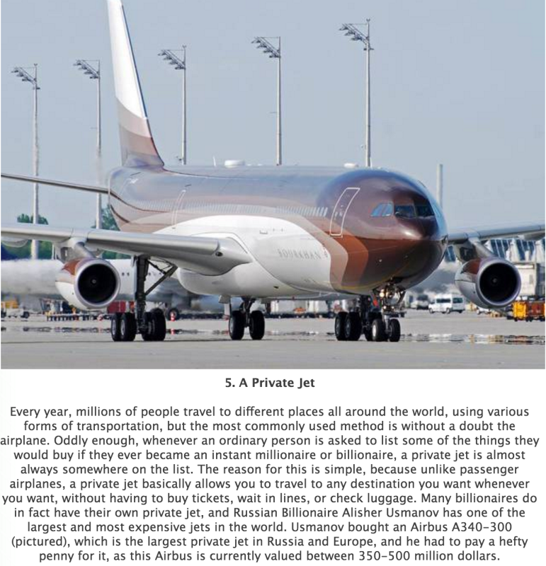 Airbus a340 Усманов