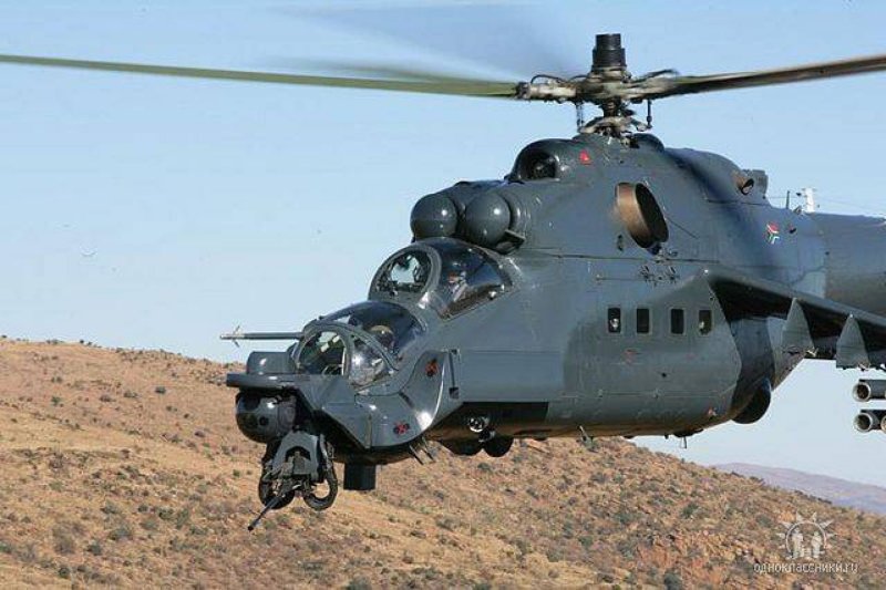 Ми-24 super hind кабина