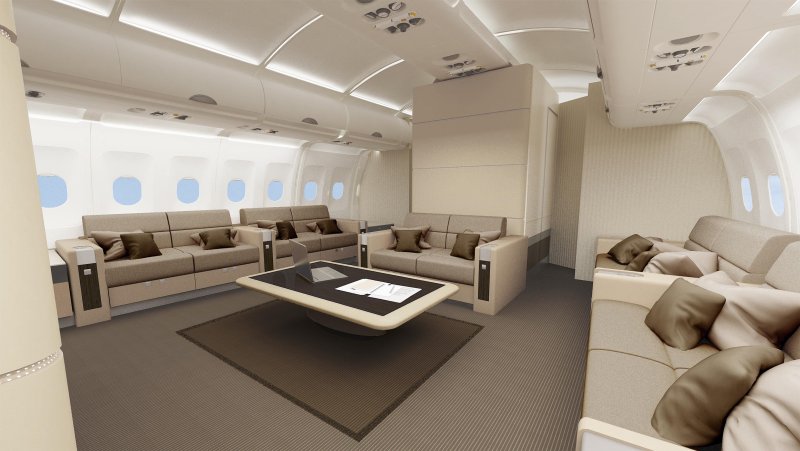 Самолёт Усманова Airbus a340