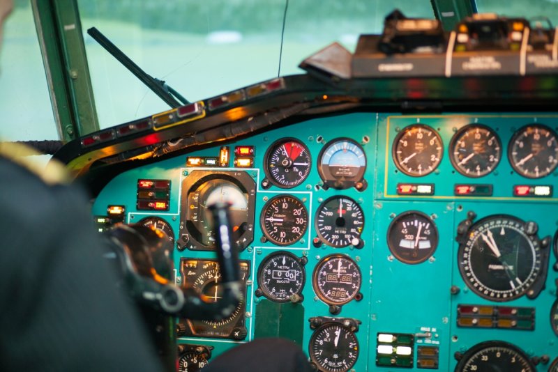 Ту 154 кабина
