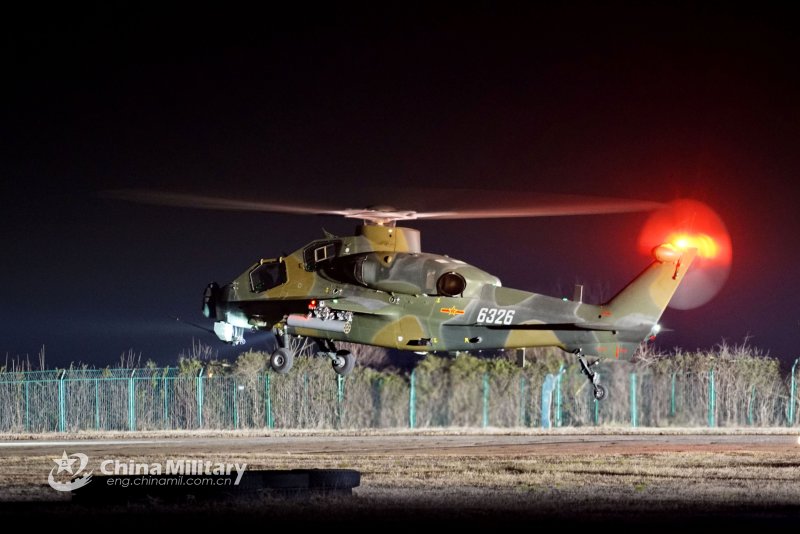 Chinese Xinjiang Brigade Helicopter
