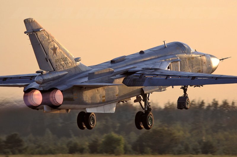 Фронтовой бомбардировщик Су-24м