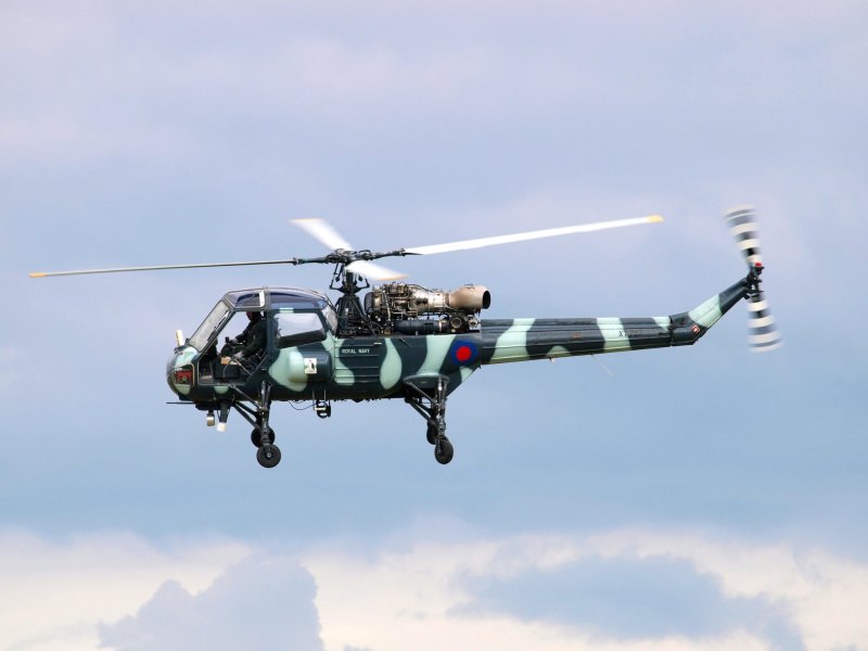 Британский военный вертолет Westland Helicopters