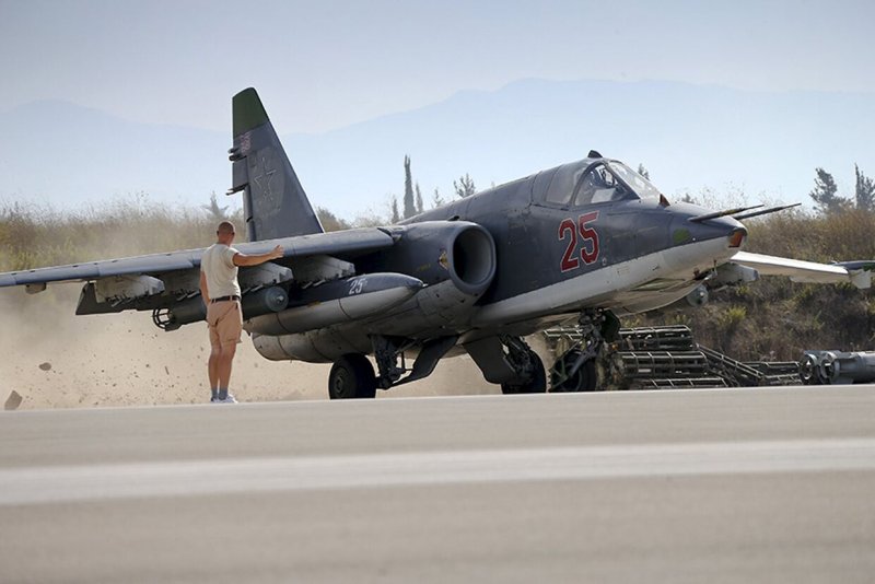 Самолёт Су-25 в Сирии