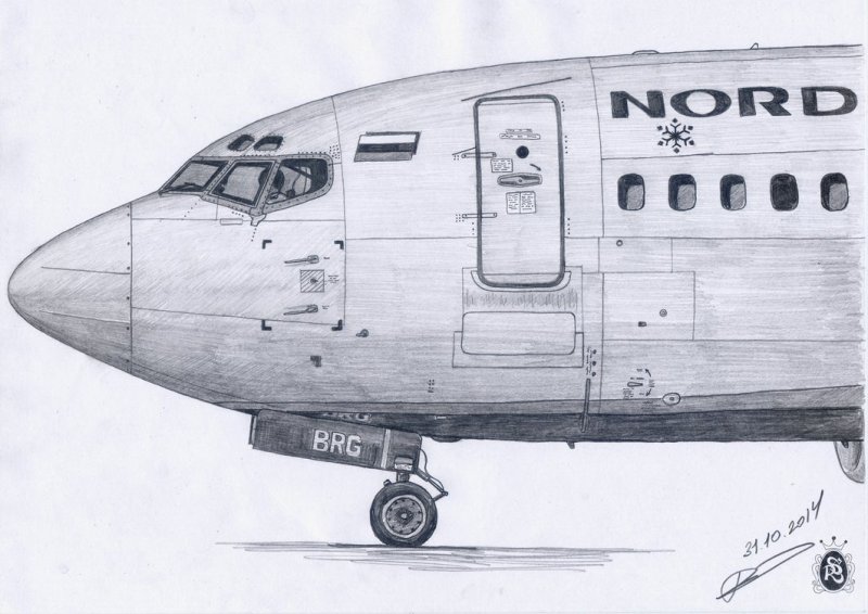 Боинг 737 500 чертеж