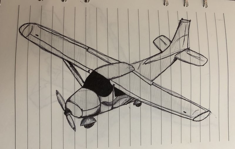 Cessna 172 Sketch