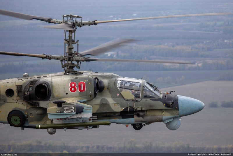 Ка-52 пуск Вихрь