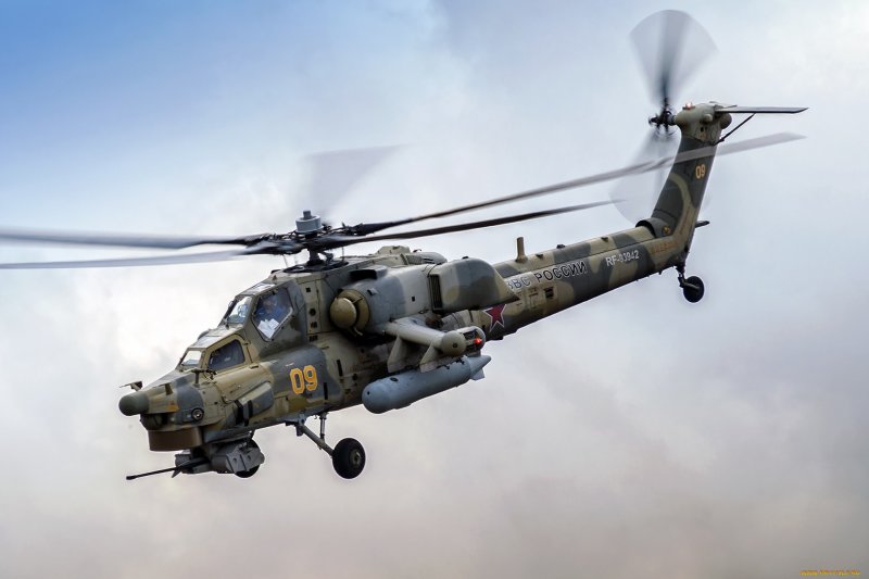 Боевой вертолёт ми-28 ночной охотник