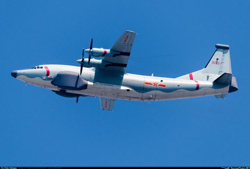 Самолет Shaanxi y-8 ВВС