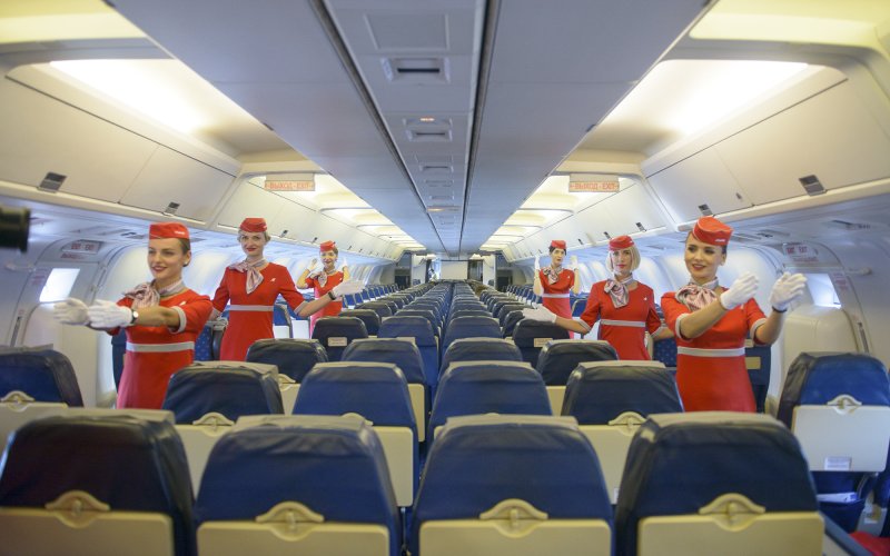 Boeing 767 Royal Flight салон