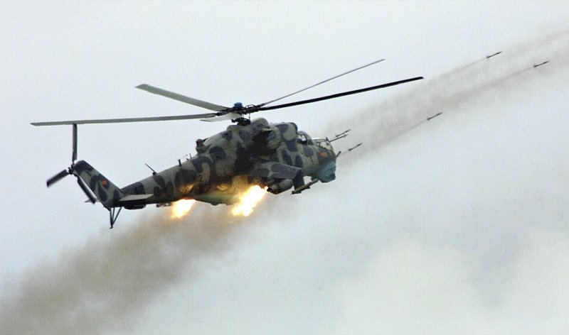 Вертолет ми-8 и ми-24