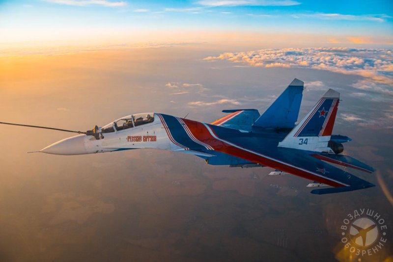 Русские Витязи самолеты Су-27