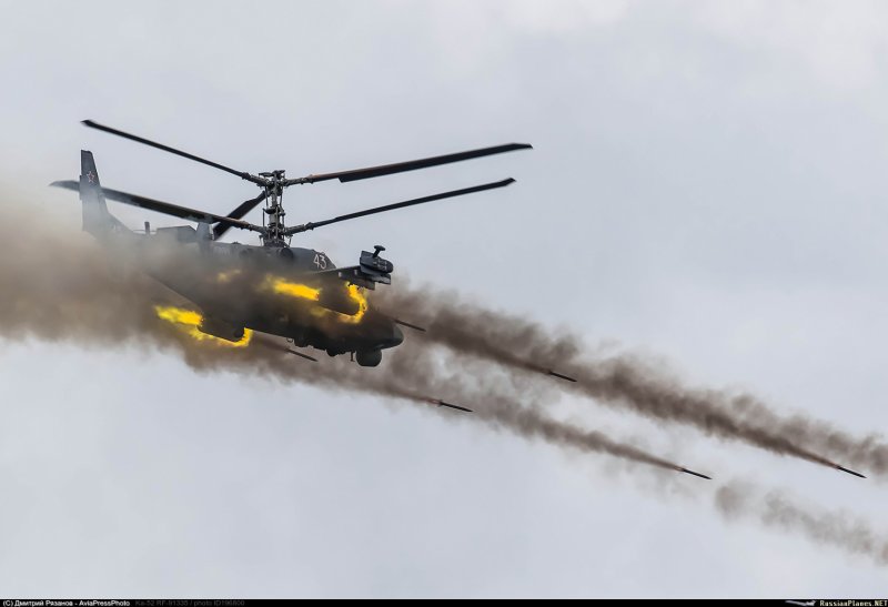 Ка-52 пуск Вихрь