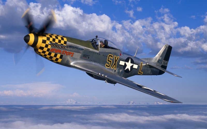 Самолет p-51 Mustang